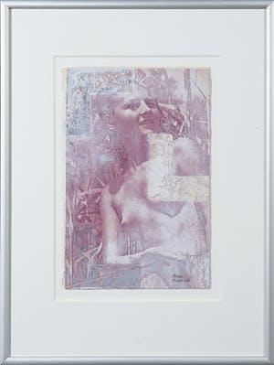 Henri Plaat - Gouache en collage, Zonder titel kopen? Bied vanaf 1!