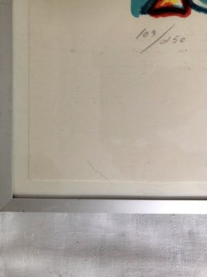 Carl-Henning Pedersen - Figuren - Lithografie, Ingelijst (Groot) kopen? Bied vanaf 275!