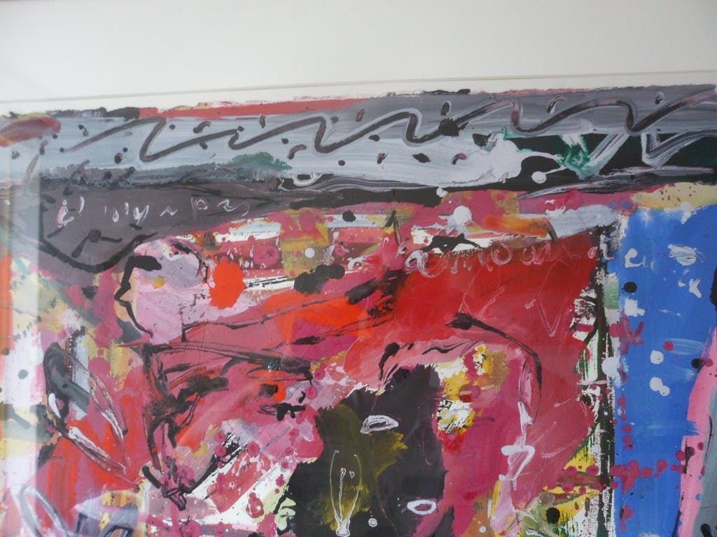 Dominique Chan - Chan, Dominique:Acryl op zuurvrij papier, 'Il n'y a pas d'amour heureux. kopen? Bied vanaf 90!