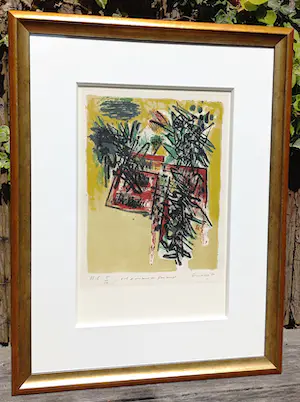 Corneille - Vol d’oiseaux au printemps, litho (mooi ingelijst) kopen? Bied vanaf 395!