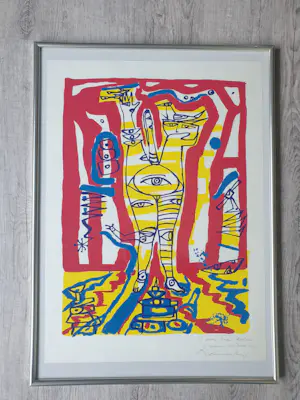 Jan Nieuwenhuijs - ( CoBrA lid ) , Compositie Zonder titel kopen? Bied vanaf 199!