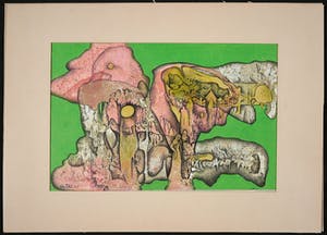 John Piket - Gemende techniek op papier, Dorp in het achterland kopen? Bied vanaf 1!