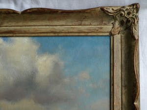 Martin van Waning - Olieverf op paneel , “Schiermonnikoog” – in originele lijst – ca 1950 kopen? Bied vanaf 250!