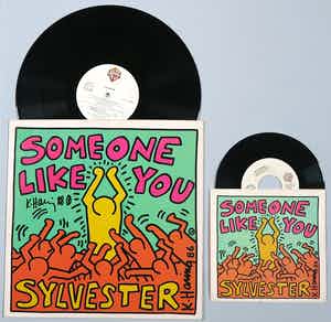 Keith Haring - Gesigneerd album + single in linnen cassette, Sylvester - Someone like you verkocht voor € 1!