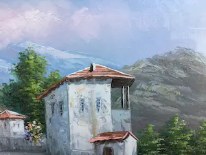 Niet of onleesbaar gesigneerd - Mediterraan landschap kopen? Bied vanaf 1!