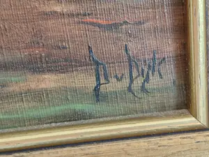 Dick van Dijk - Hollands polderlandschap kopen? Bied vanaf 150!