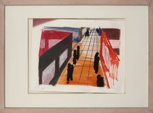 Ronald Versloot - Gouache, Zonder titel - Ingelijst kopen? Bied vanaf 50!