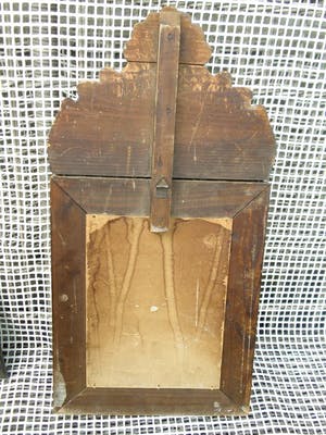 Curiosa - Latoenkoperen Spiegel / Stoffer en Blik - Hout, Koper kopen? Bied vanaf 1!