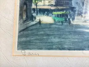 Marcel Julien Baron - Paris - aquatint in lijst kopen? Bied vanaf 79!