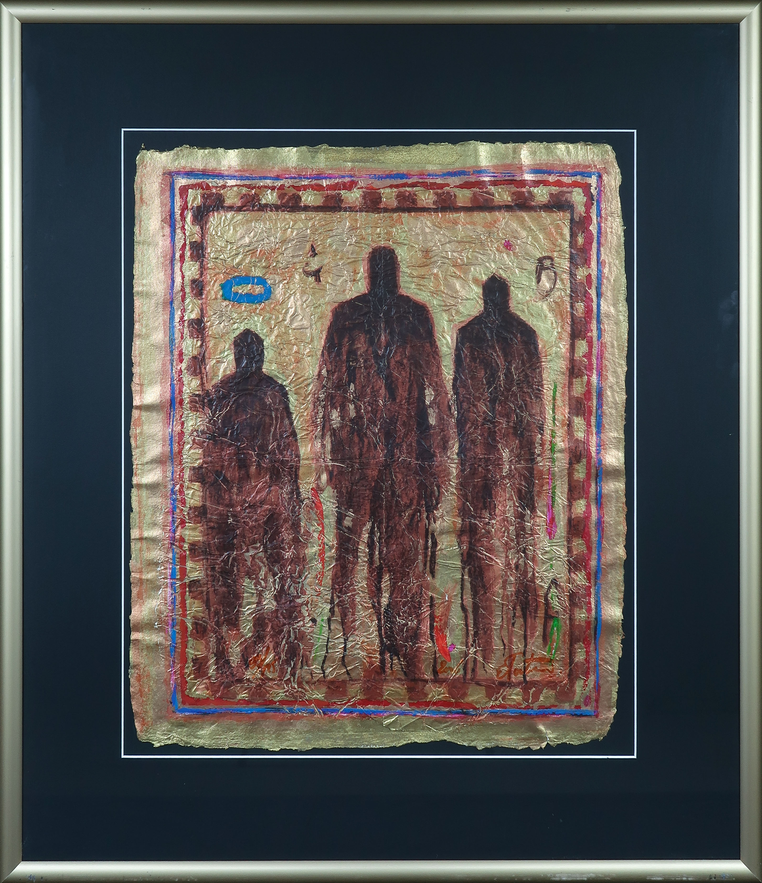 Eric Toebosch - Zeefdruk, Zonder titel 2 - Ingelijst verkocht voor € 35!