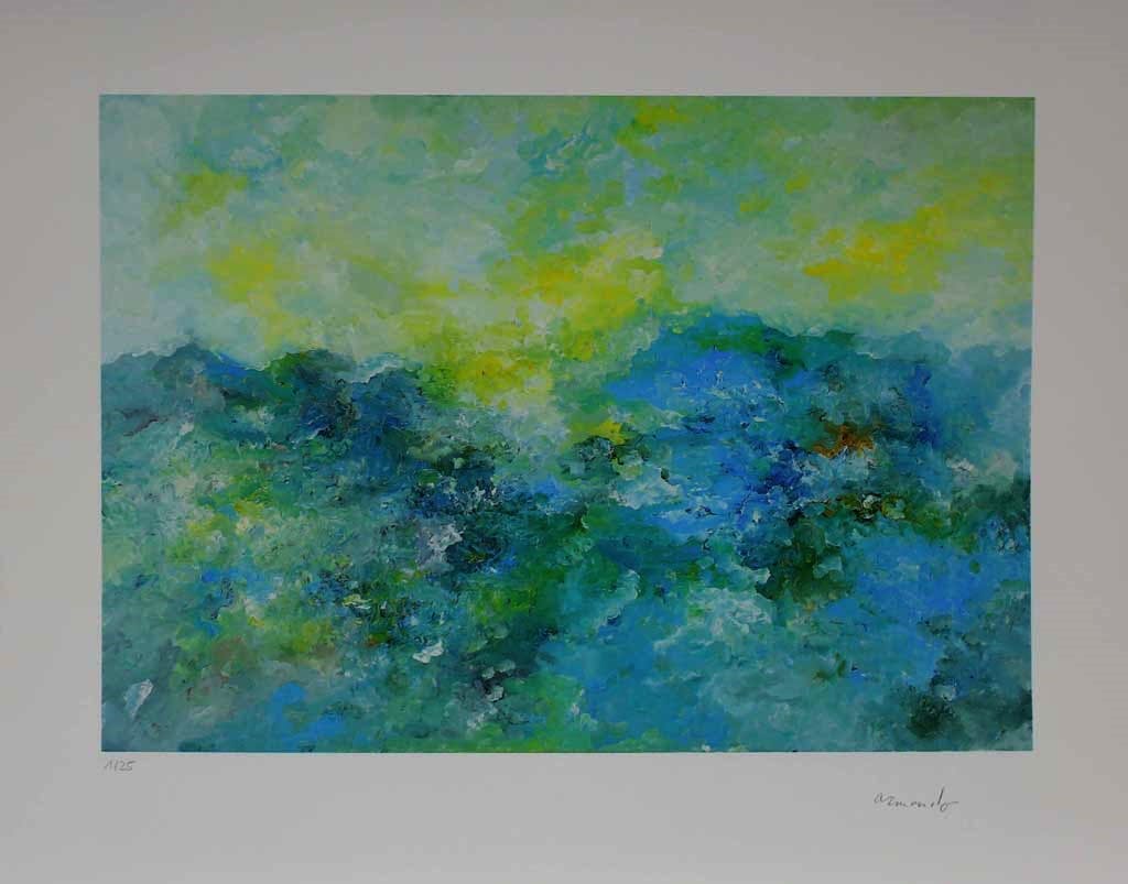 Armando - Grote Kleurengiclee SEESTUCK Handgesigneerd SLECHTS 25 EX!!! verkocht voor € 159!