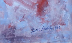 Bea Kraft - Gouache op papier, Contrabas - Ingelijst (Zeer groot) kopen? Bied vanaf 1!