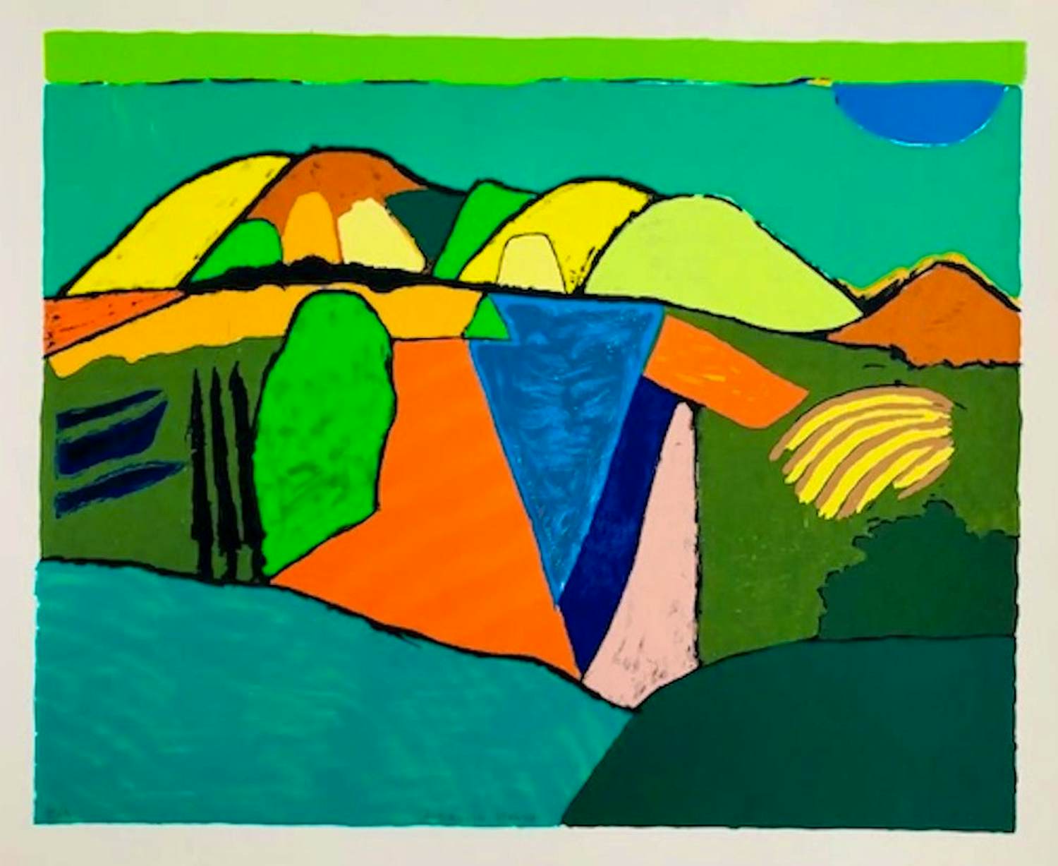 Ronald Boonacker - 'Andalucia' (ingelijste zeefdruk) kopen? Bied vanaf 240!