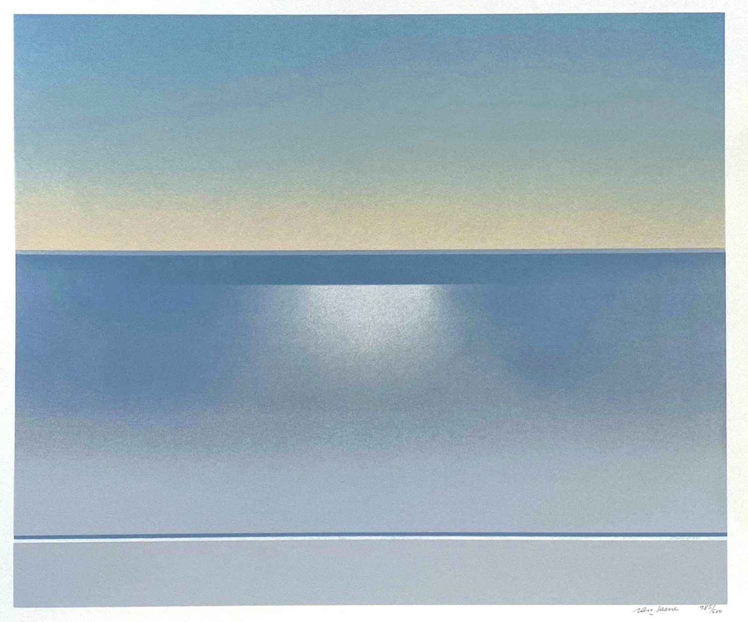 Maurits Van Saene - Marine, gesigneerde lithografie verkocht voor € 150!