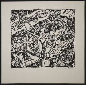 Rik van Iersel - Zeefdruk, Zonder titel kopen? Bied vanaf 1!