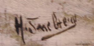 Niet of onleesbaar gesigneerd - Olieverf op board, Winterlandschap - Ingelijst kopen? Bied vanaf 1!