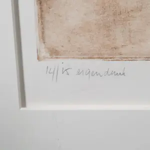 Anneke van der Mandele - ets , L'automné 14/15 - ingelijst - 25816 kopen? Bied vanaf 95!