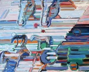 Luuk Scholten - Olieverf op doek: De horizon kopen? Bied vanaf 235!