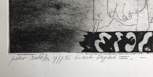 Peter Oosterbos - Zwart dagboek III - oplage E/A - handgesigneerd - 1977 kopen? Bied vanaf 40!