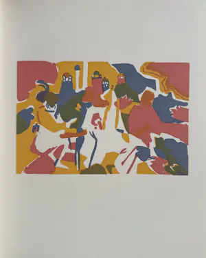 Wassily Kandinsky - Orientalisches - Original-Farbholzschnitt 1913, Werkverz. dfxRoethel 106 kaufen? Bieten Sie von 120!