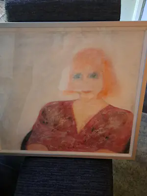 Cornelia Berlage - Corneli Origineel acrylportret 'Lucy' (1993) – Gecertificeerd kopen? Bied vanaf 105!