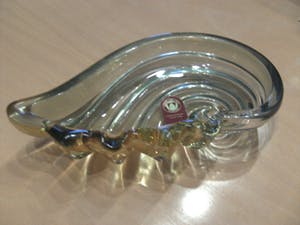 Walther glas - Zeer mooie asbak/Schelpvorm kopen? Bied vanaf 10!