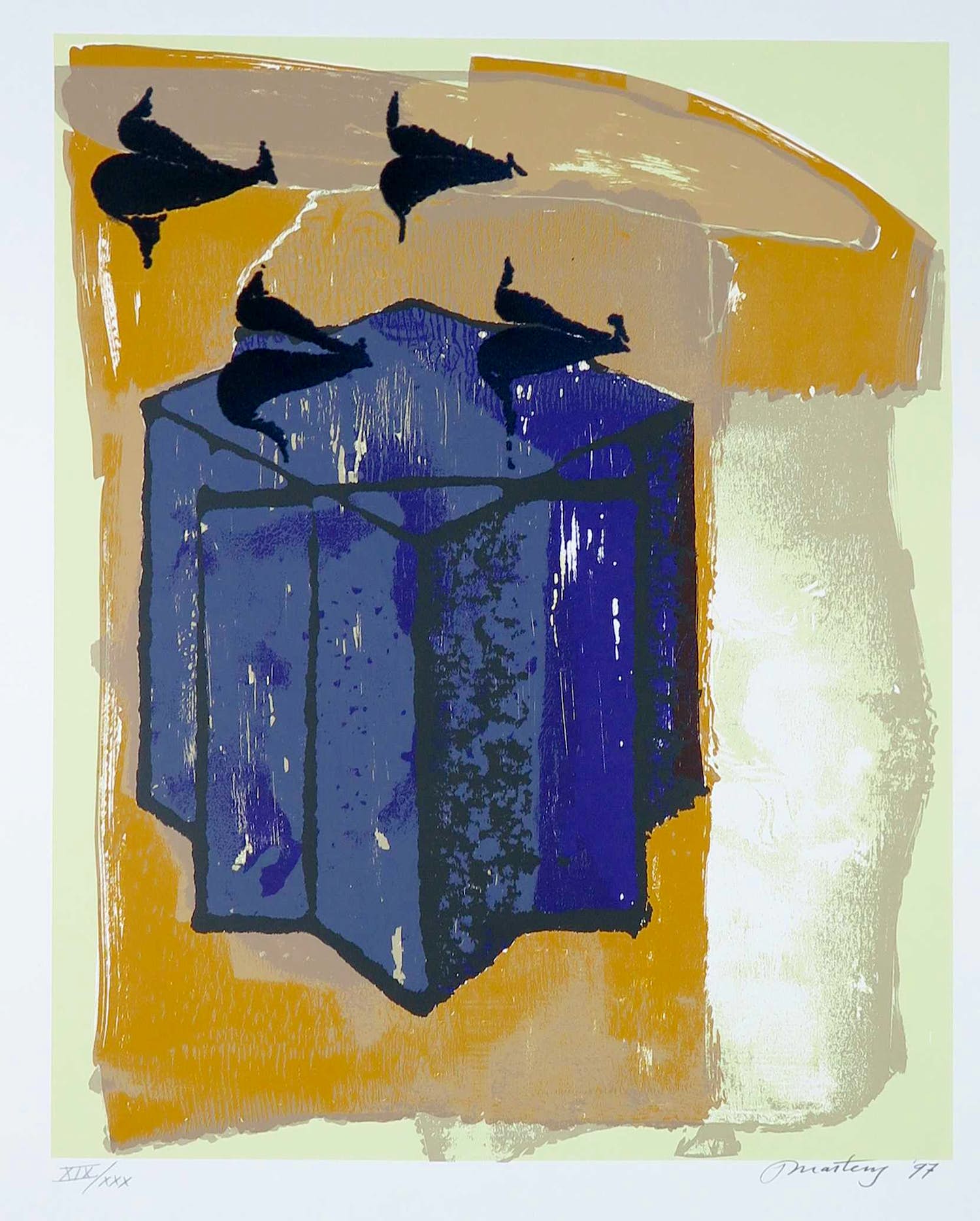 Jan Martens - Zeefdruk en flockdruk, Zonder titel kopen? Bied vanaf 1!