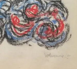 Theo Wolvecamp - Abstracte voorstelling kopen? Bied vanaf 235!