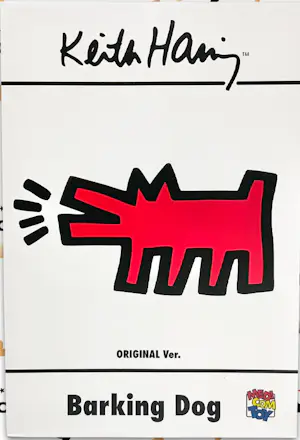 Keith Haring - Medicom Barking Dog Statue Red kopen? Bied vanaf 600!