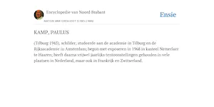 Paulus Kamp - Gemeente zoekt alternatieve stortplaats voor grachtenslip kopen? Bied vanaf 20!