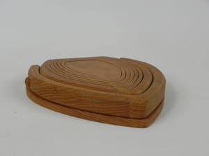 Niet of onleesbaar gesigneerd - Teakhouten openklapbaar schaaltje kopen? Bied vanaf 1!