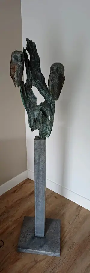 Jonneke Kodde - Bronzen sculptuur: "Nachtwacht" (groot werk!) kopen? Bied vanaf 2995!