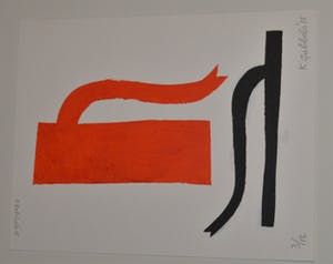 Klaas Gubbels - Baselitz, 2 keer gesigneerd! Oplage 12 ex. kopen? Bied vanaf 325!