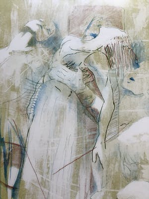 Hans Vanhorck - 2 zeefdrukken, Rencontre en Seduction, hand gesigneerd en ingelijst kopen? Bied vanaf 1!