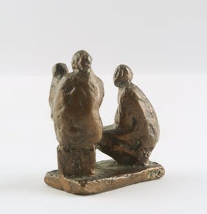 Han Wezelaar - Brons, Zittend gezin kopen? Bied vanaf 70!