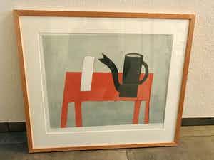 Klaas Gubbels - Zwarte kan op Oranje tafel verkocht voor € 425!