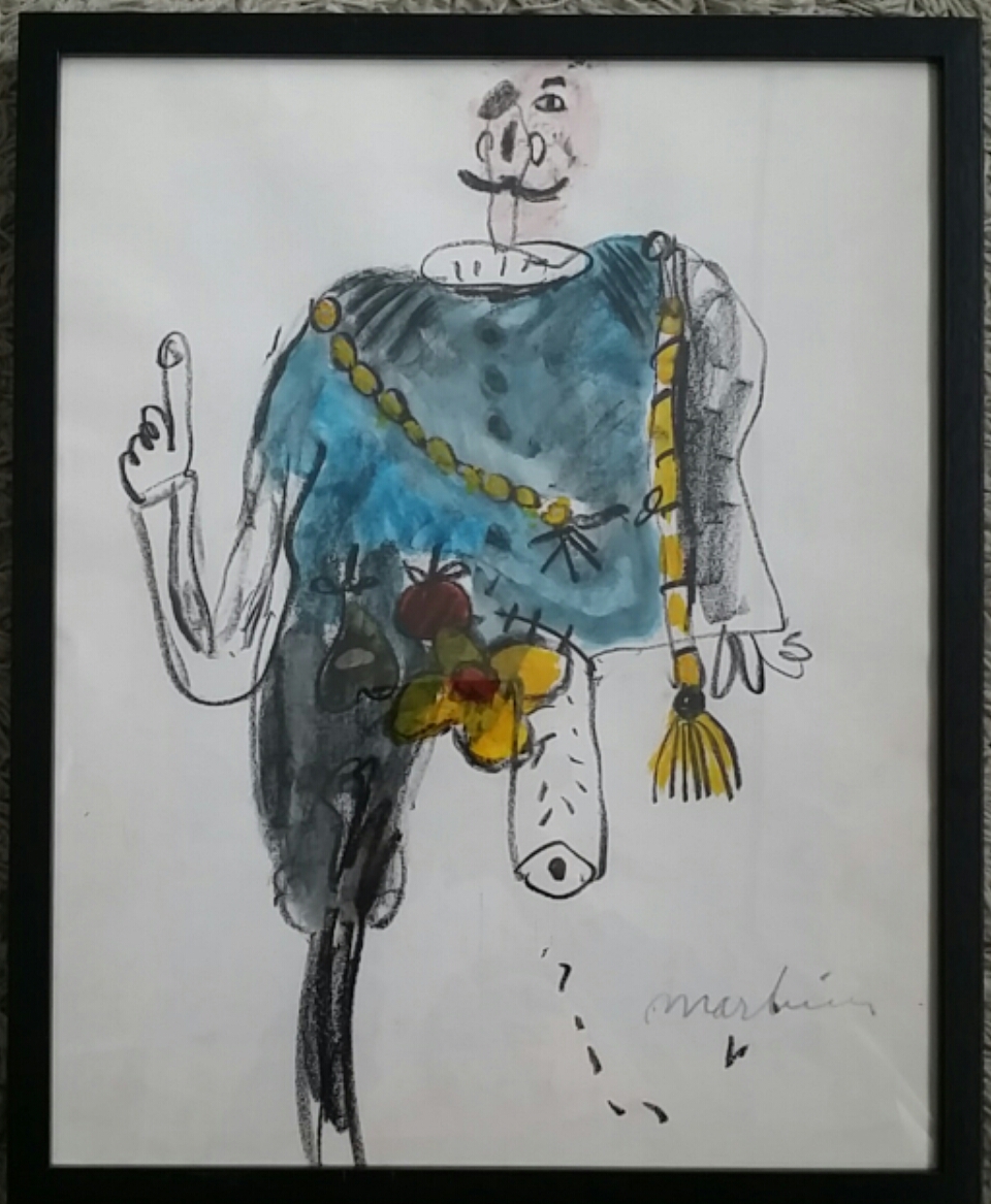 Anton Martineau - Gouache op papier kopen? Bied vanaf 150!