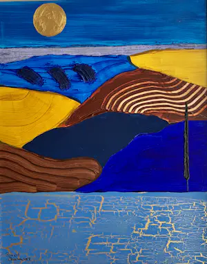 Ronald Boonacker - Landschap Méditeranée (certificaat van echtheid) kopen? Bied vanaf 130!