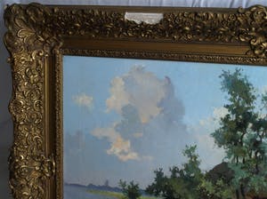 Johan Hendrik Kaemmerer - Olieverf op doek , Boerderij met geit – ingelijst , 70 x 100 cm kopen? Bied vanaf 200!