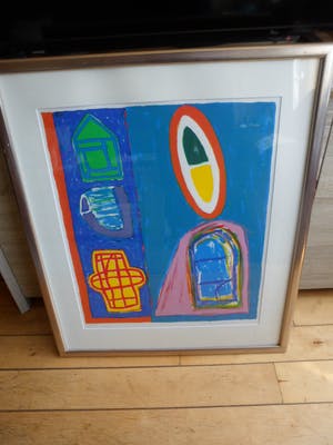 Dolf Verlinden - Zeefdruk. Titel, " D VIII / XV" kopen? Bied vanaf 75!