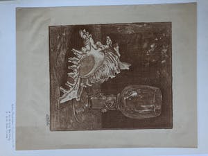 Anton Wirtz - stilleven met glas en schelp kopen? Bied vanaf 45!