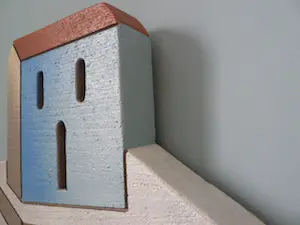 Niet of onleesbaar gesigneerd - Trompe-l'oeil (stenen kunstobject) voor aan wand kopen? Bied vanaf 1!