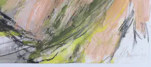 Ineke van Koningsbruggen - Gemengde techniek op papier, Toscane - Ingelijst kopen? Bied vanaf 1!