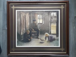 Franz Charlet - grand papa (78 x 88) kopen? Bied vanaf 75!
