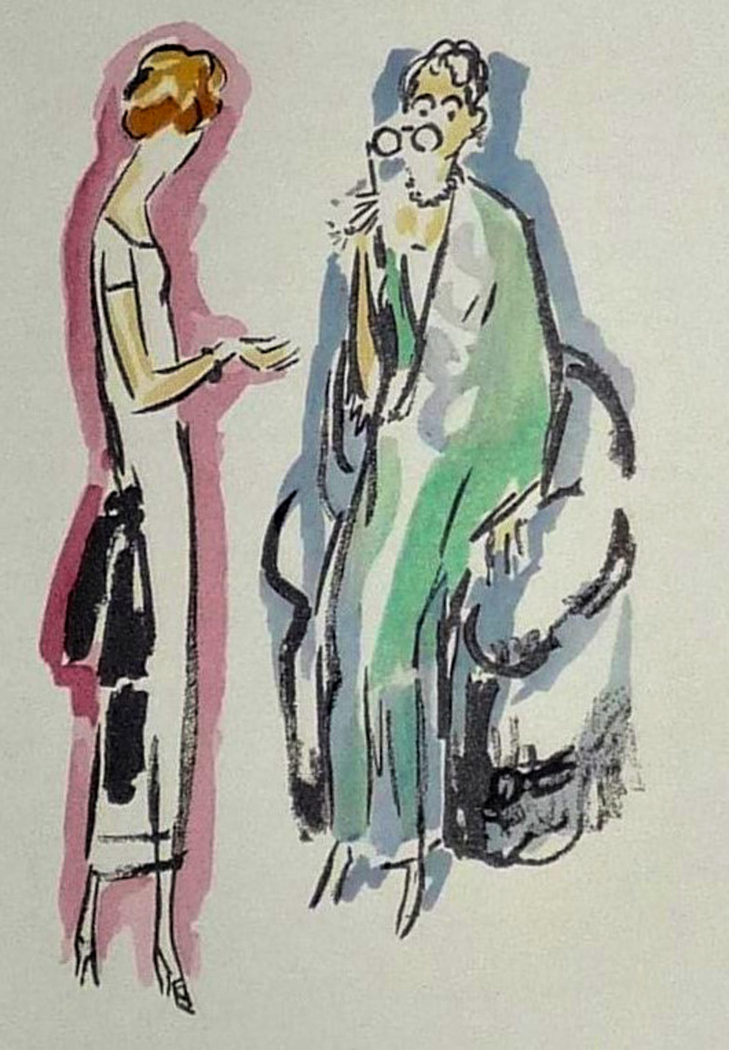 Kees van Dongen - Pochoir uit La Garconne 1925 kopen? Bied vanaf 175!