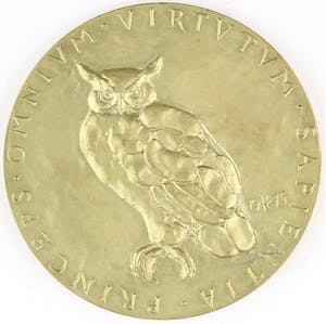 Ek van Zanten - Bronzen penning: Leidse Universiteit, 1974 kopen? Bied vanaf 60!