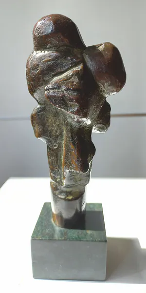 Jean Houben - Man met kind, bronzen beeld kopen? Bied vanaf 750!