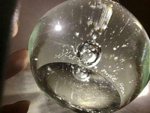 Willem Heesen - Glas waterlelie op stengel kopen? Bied vanaf 350!