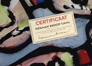 Herman Brood - Shawl, zuiver zijde met de hand geverfd kopen? Bied vanaf 95!