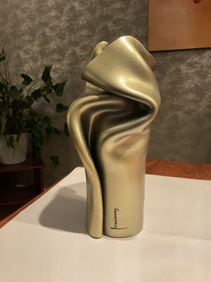 Henk Jurriaans - Vaas met fles (gesigneerd) kopen? Bied vanaf 65!